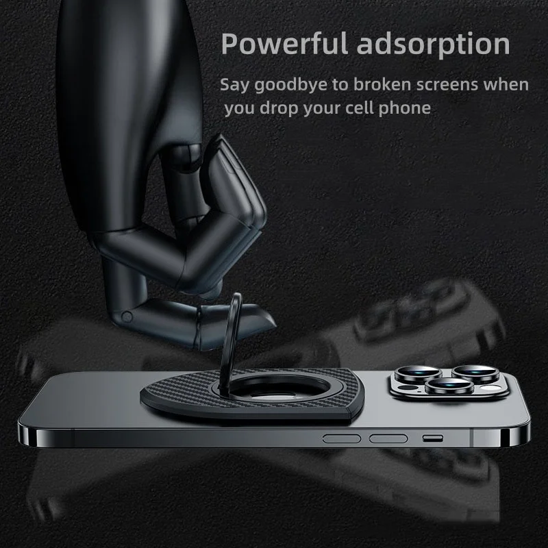Per telefoni Magsafe supporto per telefono Magentic per iPhone 15 14 13 12 mini pro max staffa con fibbia ad aspirazione magnetica a doppia faccia