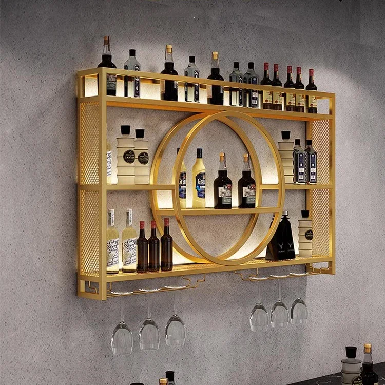 

Wine Rack Bar Cabinet For Liquor Storage Cottage Refrigerated Cellar Living Room Restaurant Furniture Luxury Home Drinks Club