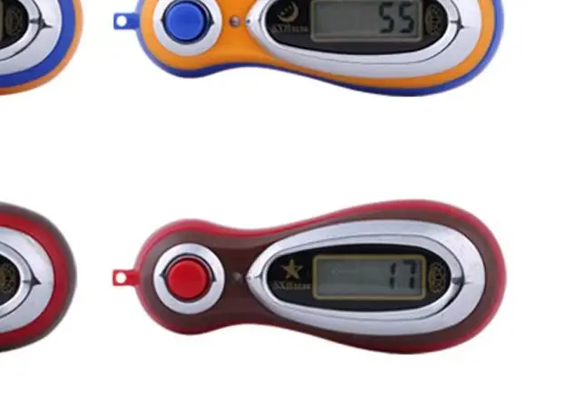 

Digital LCD Display Tally Counter with Lanyard Electronic Finger Counter MP3 Manual Counting Random Color Includes Battery