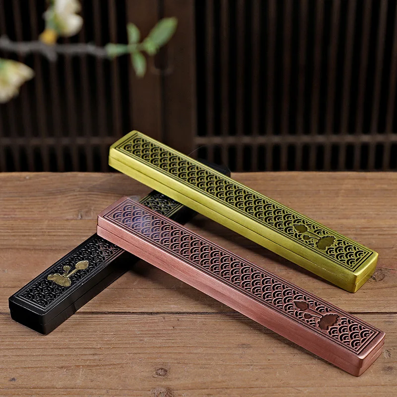 Alloy Antique Style Stick Incense Burner High End Creative Incense Stove Decoration Crafts Home Indoor Health Preservation Gift