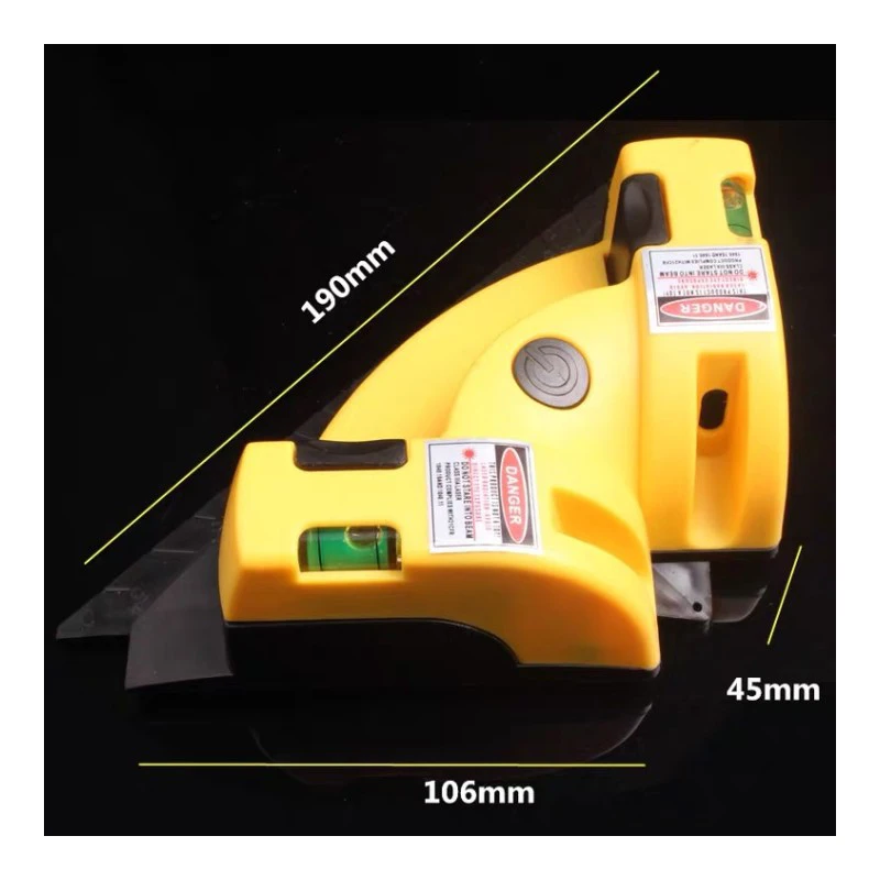 Right Angle 90 Degree Square Laser Level Laser Vertical Ground Wire Instrument Measurement Job Tool Laser Construction Tools