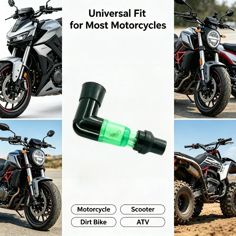 Capa de Vela de Ignição de 90 Graus para Motocicletas, Capa Universal de Vela de Ignição para Motocicletas
