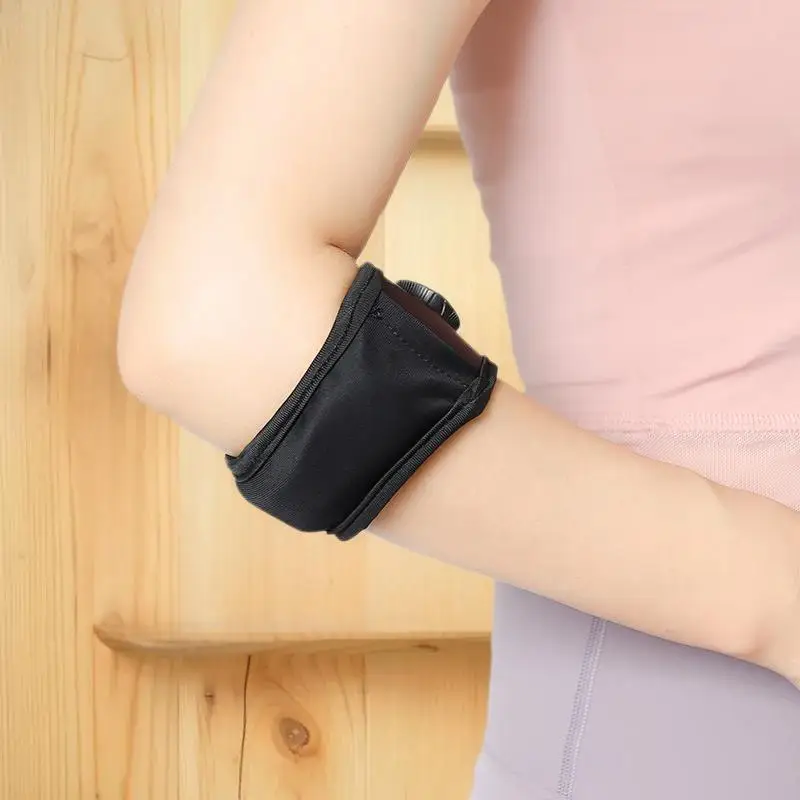 دعامة مرفق التنس الموثوقة - شريط دعم للذراع قابل للتنفس، واقي كوع غير قابل للانزلاق لتنس الريشة