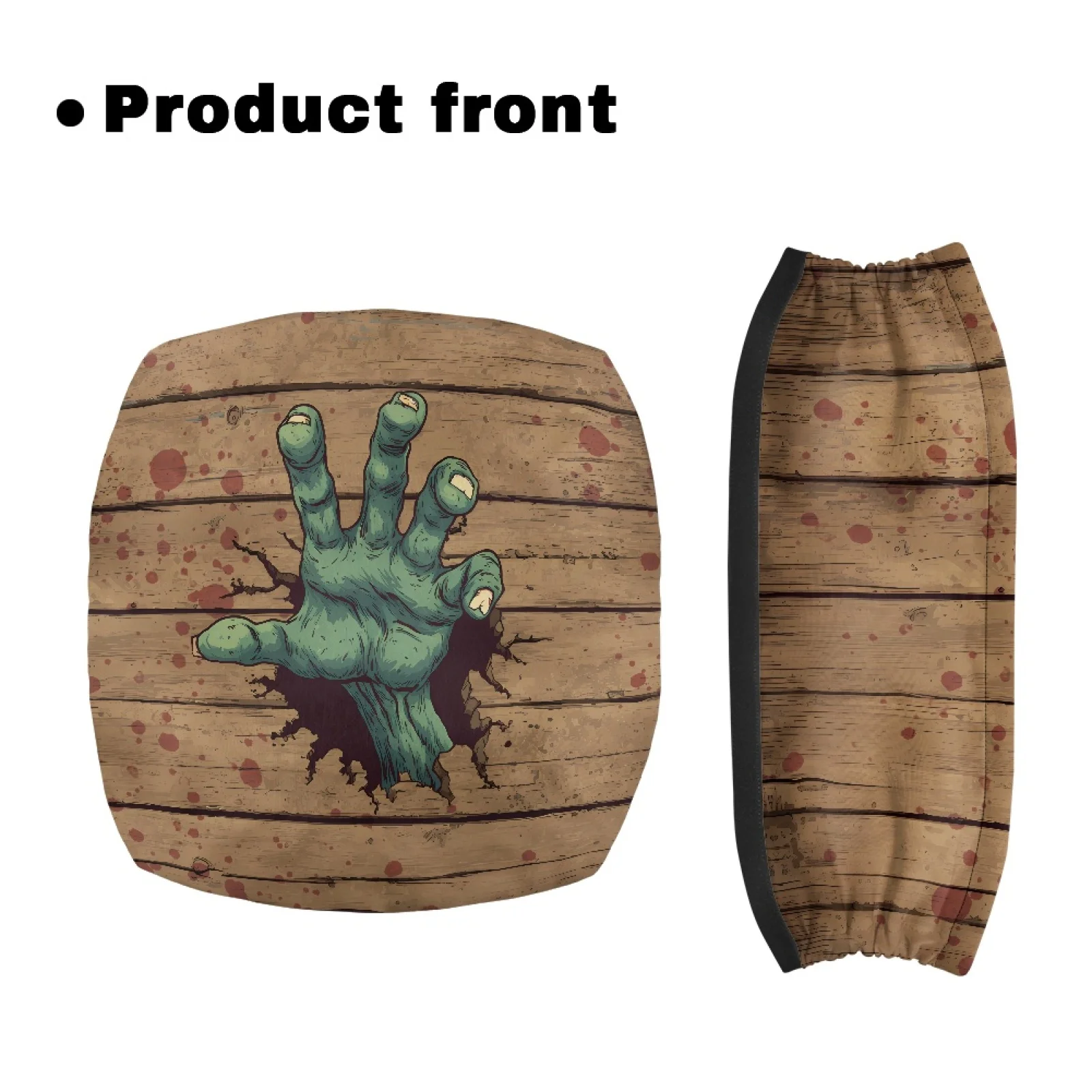 Coloranimal Zombie Hand Print 2 Pièces Accessoires pour Déambulateur Housse Imperméable pour Déambulateur pour Femmes