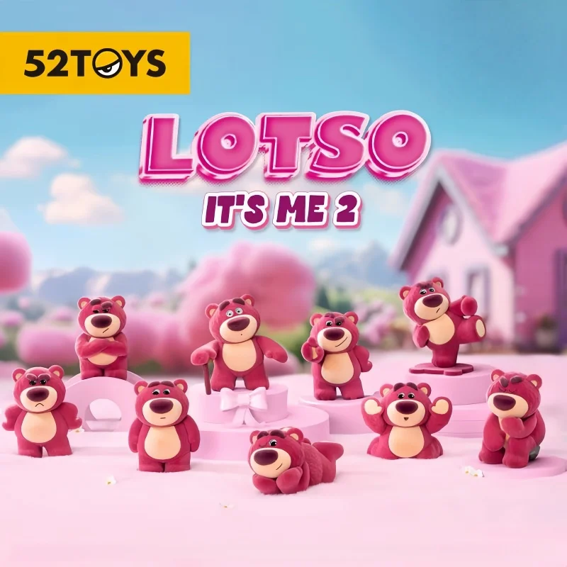 

New Hot Sale Authentic 52toys Lotso It'S Me 2 Series Blind Box Trendy Toy Figures Ornament Cute Toys Surprise Festvial Gifts Toy