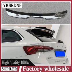 Roof Wing Spoiler For Skoda Octavia RS MK4 2019 2020 2021 2022 Roof Lip Spoiler Car Tail Wing Rear Spoiler for Octavia RS MK4