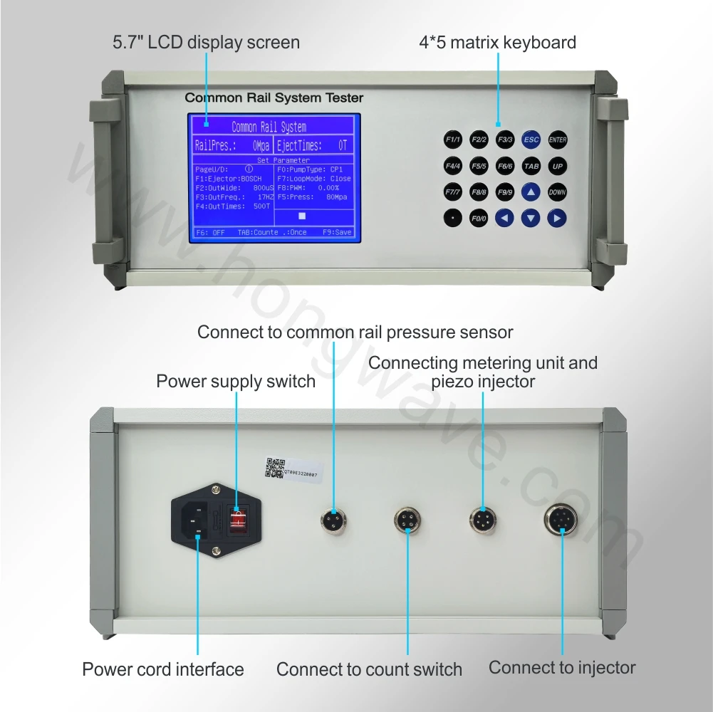 5.7 inch Screen CRS300 Comprehensive Diesel Fuel Pump Injector Testing Machine for Bosch Denso HEUI Common Rail System Tester