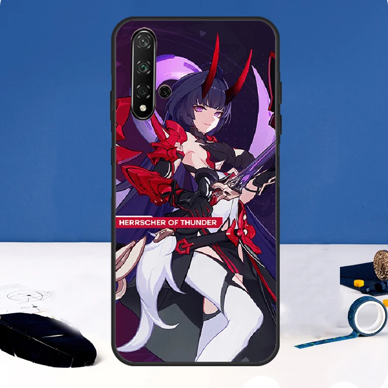 Herrscher of Thunder Honkai Impact 3 Phone Case For Huawei Nova 11 Pro 11i 8i 3i 9 10 SE 5T Y60 Y61 Y70 Y90 Y91 P20 P30 P40 Lite