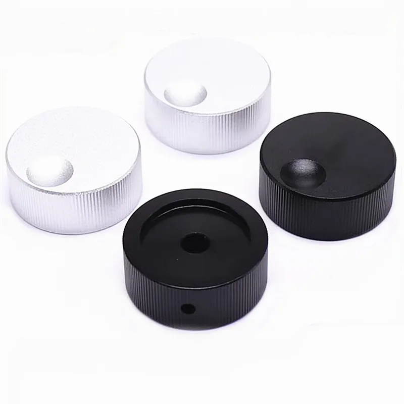 Alumínio Solid Core Knob Cap, Potenciômetro Encoder, Band Switch Kno, Diâmetro Interno 6mm, Tamanho 32x13mm, 13x32mm, 2Pcs