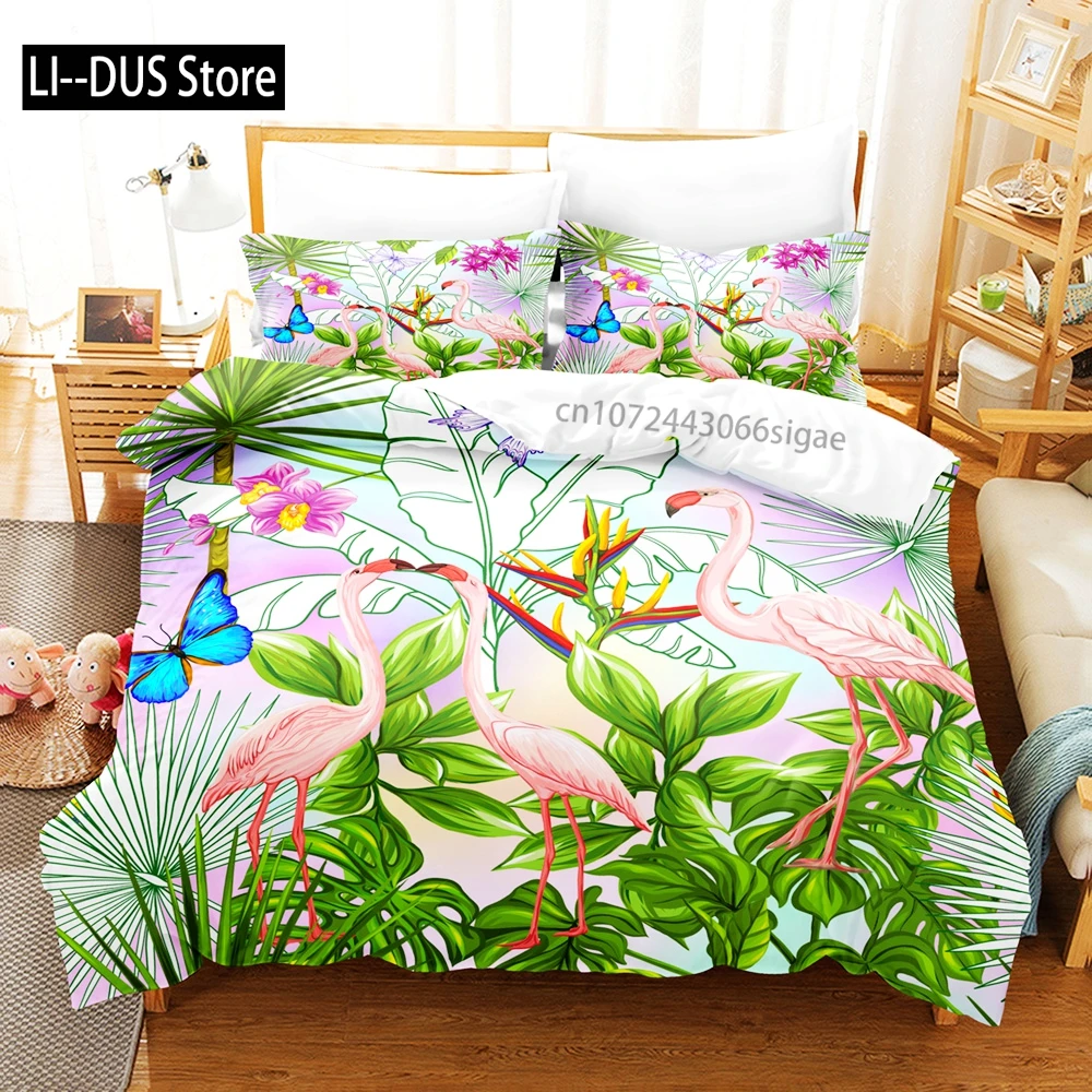 

Firebird Bedding Set Single Twin Full Queen King Size Flamingo ed Set Aldult Kid Bedroom Duvetcover Sets 3D Print Animal 037