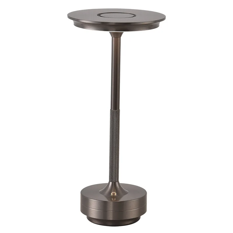 

Modern simplicity touch desk lamp convenient charging metal light luxury bedside restaurant bar atmosphere table