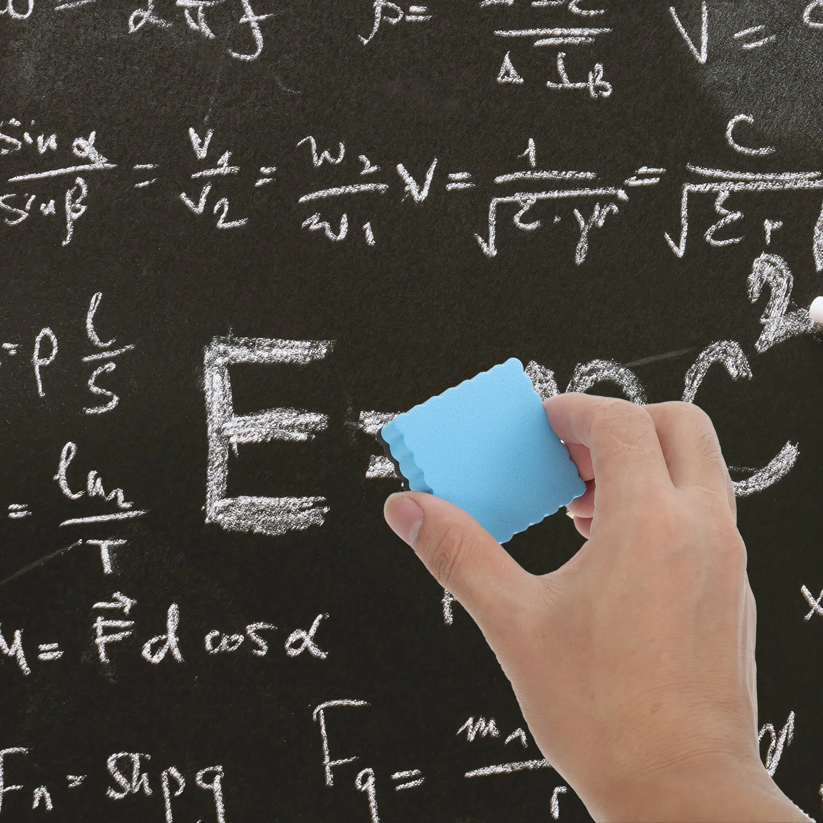 

24Pcs Elegant Wave Edge Whiteboard Erasers Dry Erase Board Cleaners Chalkboard Erasers School Supplies Office Tools