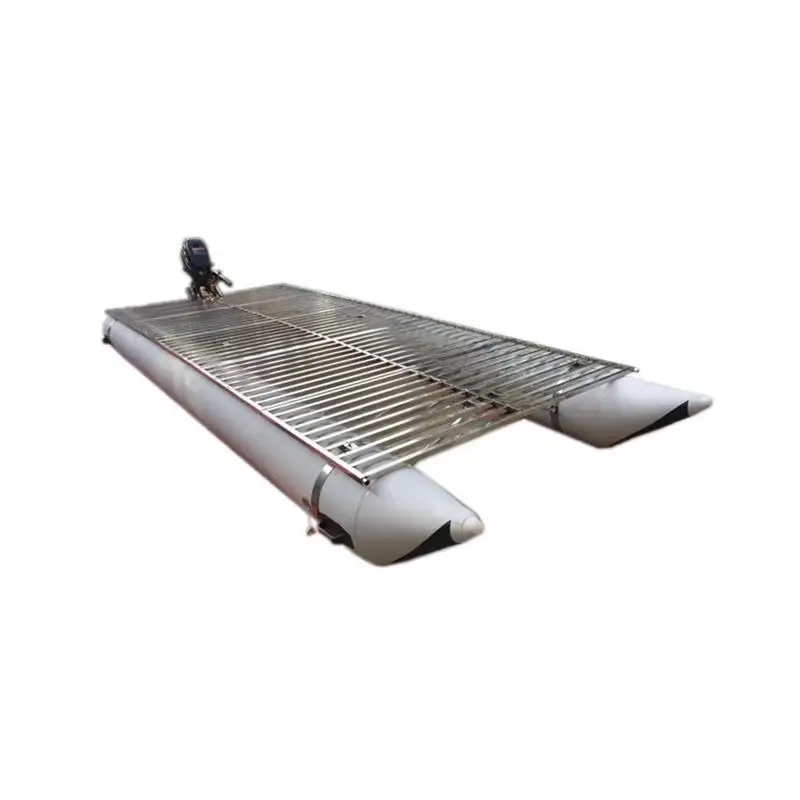 

Detachable and convenient vehicle fishing boat Catamaran casting net pontoon boat Inflatable thickened Luya boat