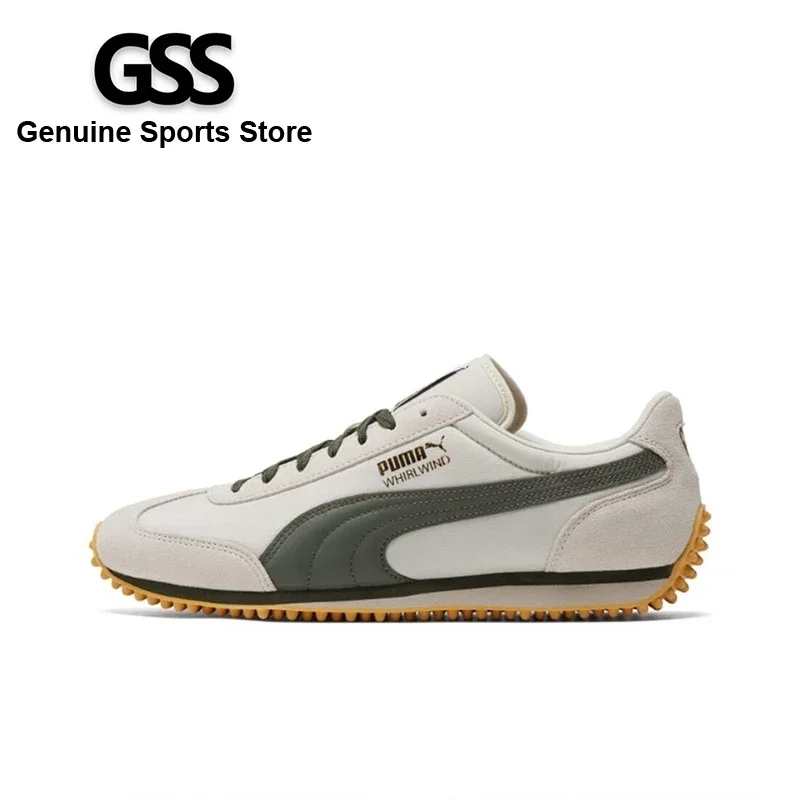 Original Puma Whirlwind Men's and Women's Running Shoes Retro Shock Absorbent Breathable Lightweight Unisex Sneakers 374849-04
