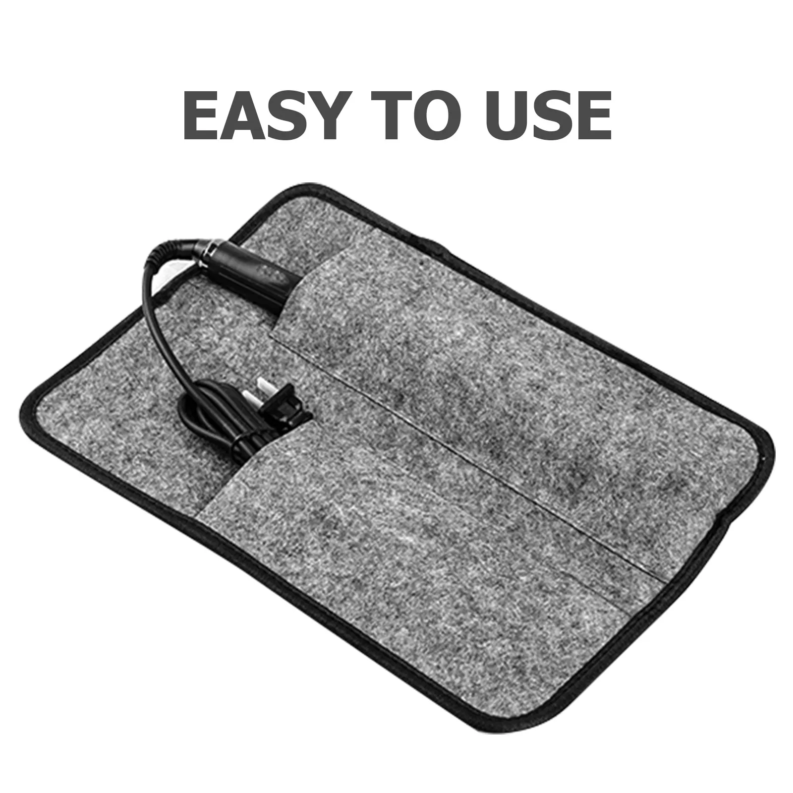 

Insulation Bag Heat Resistant Small Canvas Organizer Travel Storage Pouch for Hair Tools Curling Iron Straightener Portable