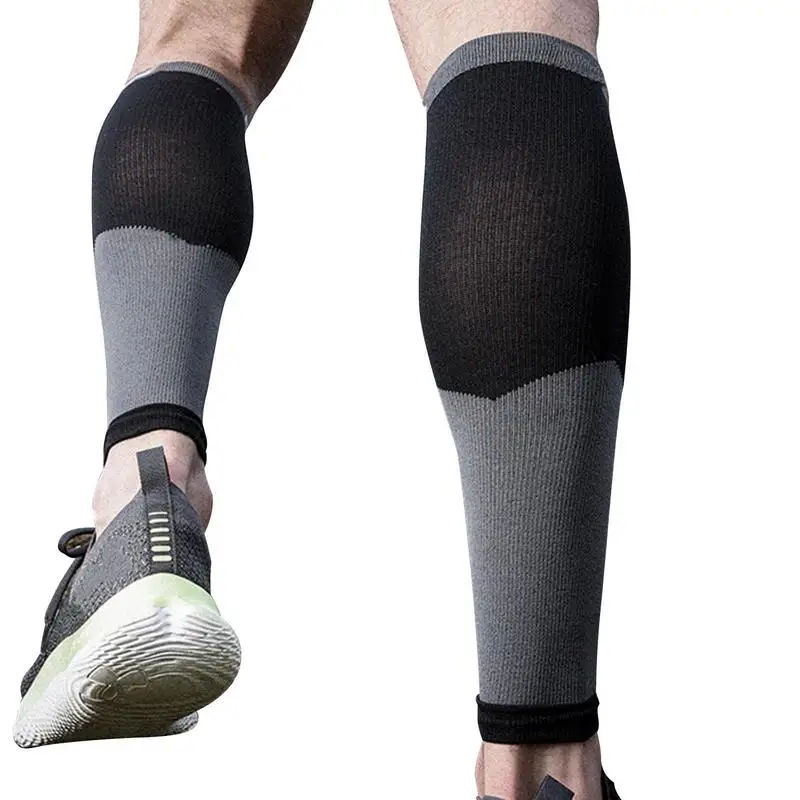 Compression Calf Sleeve Basketball Volleyball Men Support Calf Elastic Running Football Sport Leg Sleeve Cycling Leg Warmers