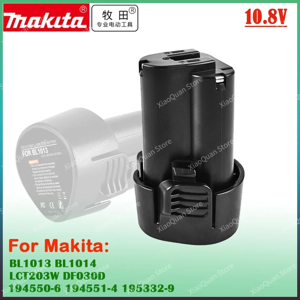 

Makita 3.0Ah BL1013 10.8V Li- ion rechargeable battery replacement Makita Power Tools BL1014 TD090D DF030D DF330D MUS052D