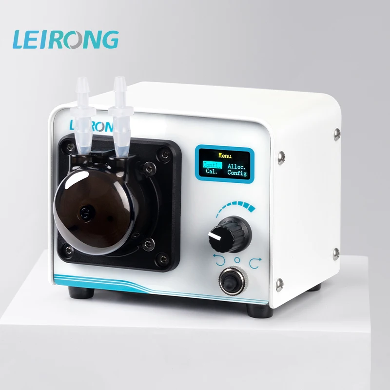 LEIRONG ZP200ST Intelligent Peristaltic Pump with OLED Display & Stepping Motor, Bidirectional Flow for Medical Instruments