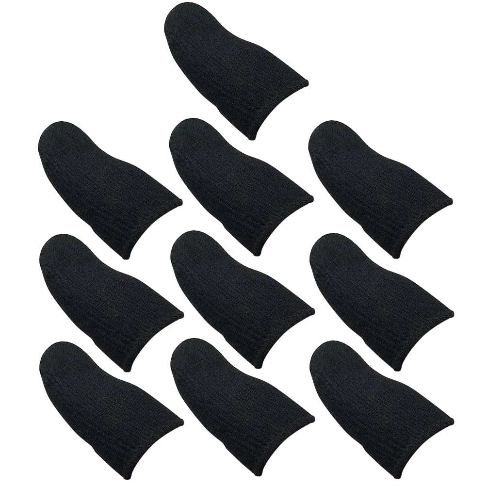 

10 pcs Game Finger Sleeves Anti-Sweat Oil-Proof Touch Screen Thumb Covers for Phone Gaming Lightweight Comfort Fit Protector