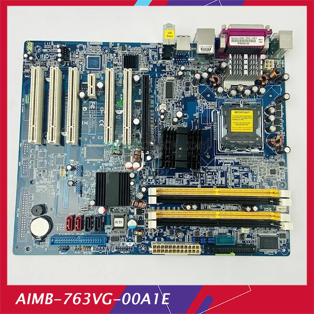 

Hot Sale AIMB-763 AIMB-763VG AIMB-763VG-00A1E For Advantech Industrial Motherboard DDR2 775 Single Network Port