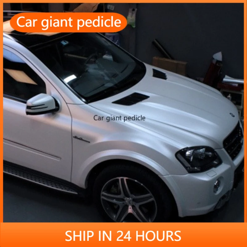 

Highest quality Electric light metallic white vinyl Wrap Film Car Wrap Film Non degumming Non fading quality Warranty 1.52M*17M