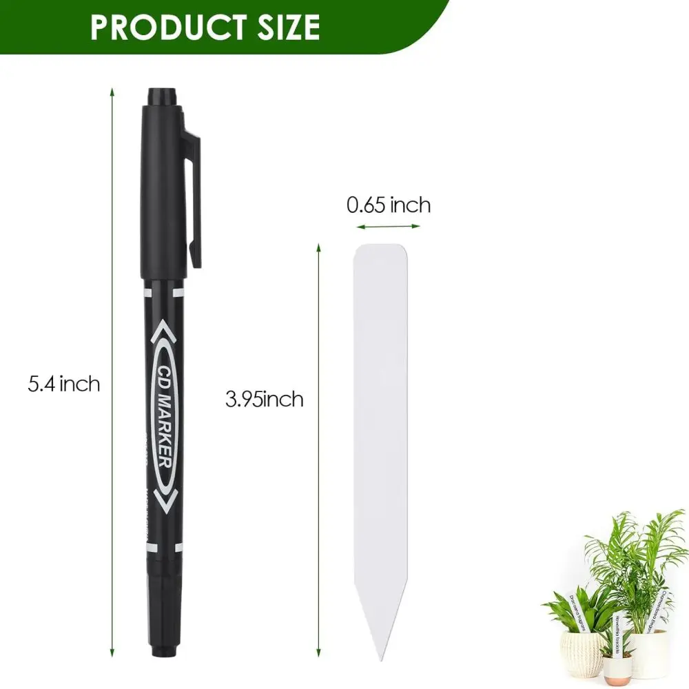 Pvc Garden Nursery Tags Waterproof Plant Labels Seedling Flower Succulent Pot Markers Identification Signs For Horticulture
