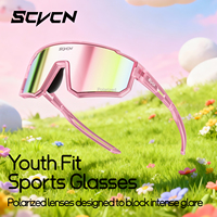 SCVCN UV400 Photochromic Sunglasses Outdoor Boys Girls Kids Skateboarding Bike Polarized Cycling Eyewear Children Sports Glasses
