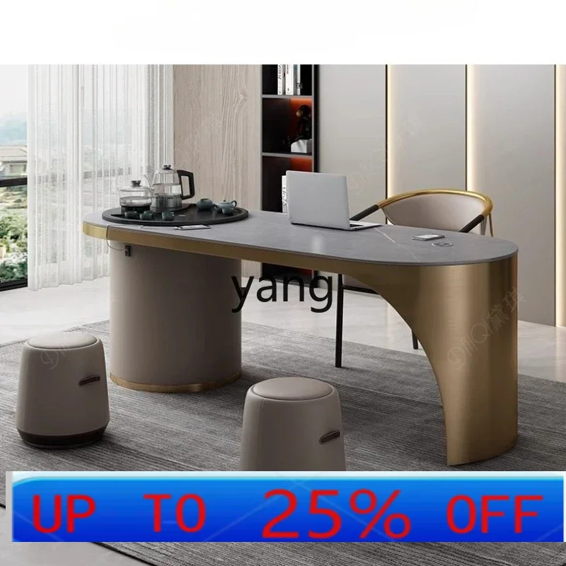 

lmm household tea table integrated automatic simple living room rock slab office