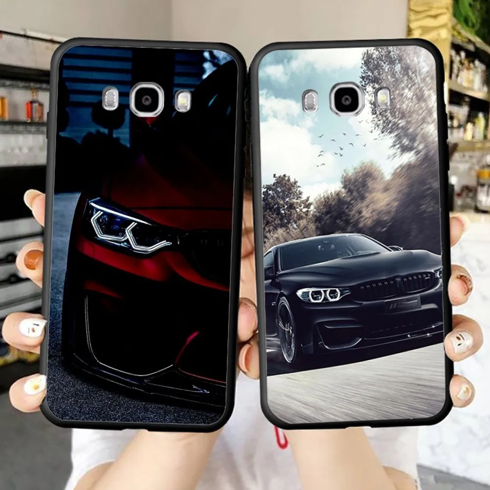 

Blue Red- Sport car Phone Case For Samsung J 7 plus 7core J7 neo J6 plus prime J6 J4 J5 Mobile Cover