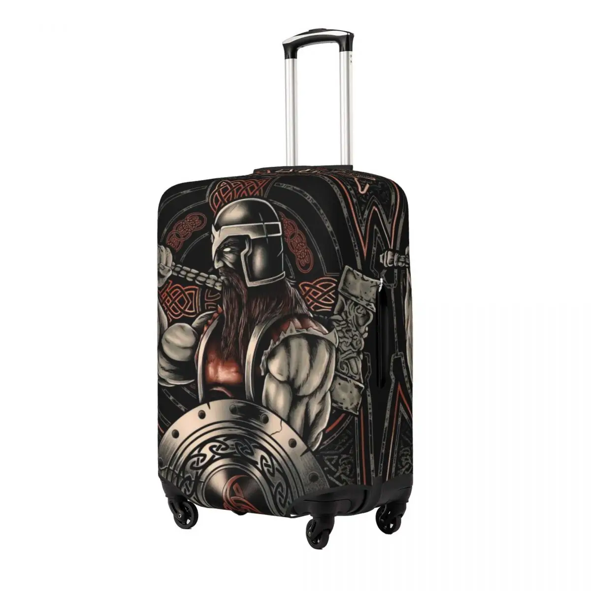 Viking Print Luggage Protective Dust Covers Elastic Waterproof 18-32inch Suitcase Cover Travel Accessories