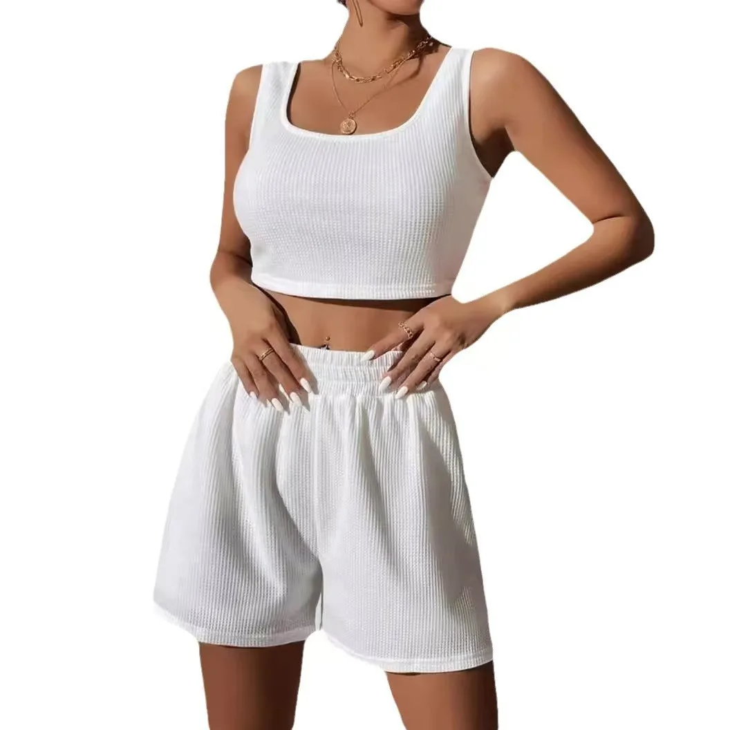 Women's Summer Pajama Sets Batwing Sleeve Shorts 2 Piece Lounge Wear Casual Athletic Sleepwear Soft Comfy Homewear for Women view 4