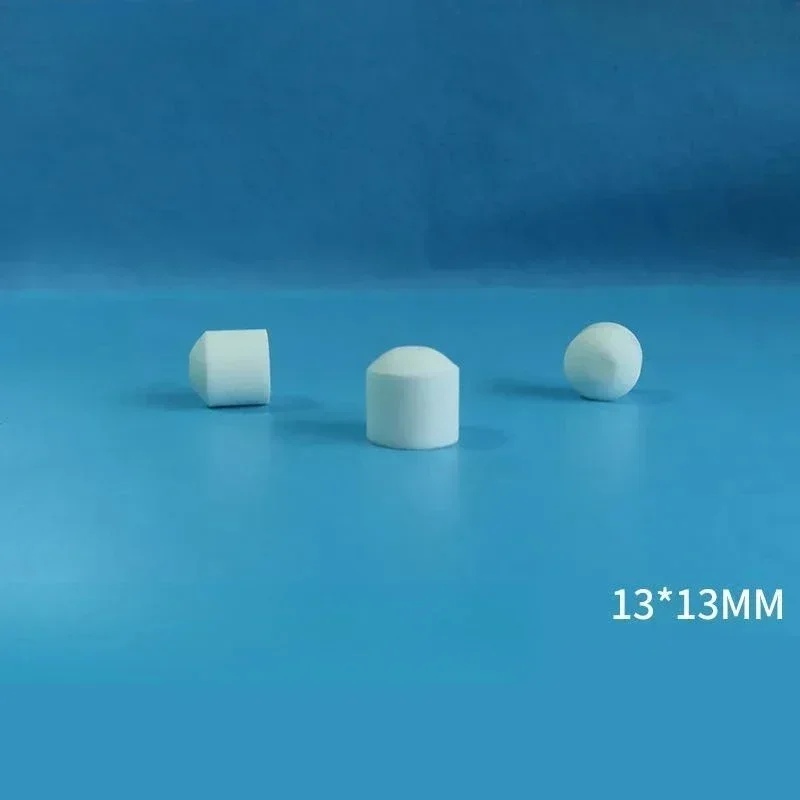 Custom Alumina Ceramic Columns 4-13mm - Non-Porous Insulating Semi-Circular Solid Protruding Point Rods
