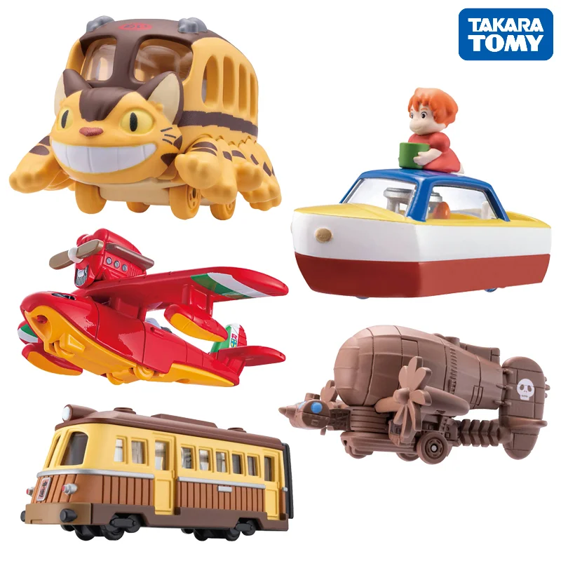 Original TAKARA TOMY TOMIKA Spirited Away Series Railway Alloy Car Anime Action Figure Model Birthday Gift Toys for Children