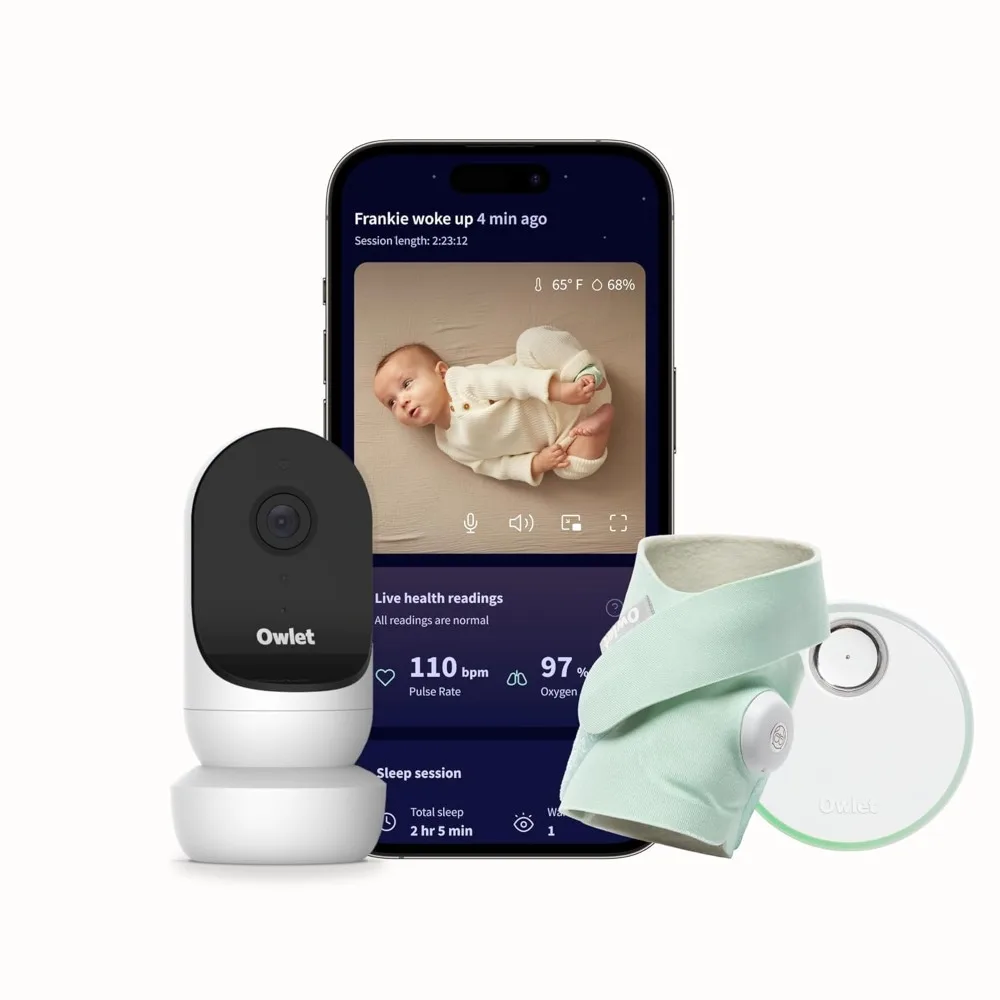 

® Умная радионяня Dream Duo: носок Dream FDA-Cleared ® Плюс кулачка 2 пути и Notifies для частоты пульса и кислорода во время просмотра Bab