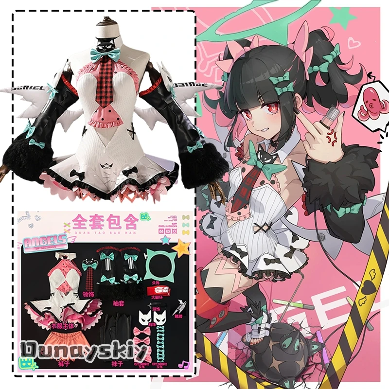 

Костюм для косплея Нангонг из Zenless Zone Zero, сексуальная униформа в стиле Лолита, ангел Wishful, Сариэль (шестая) ‌ Костюм для Хэллоуина