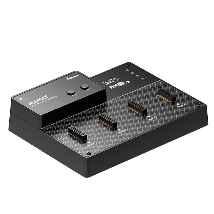Origin 4Bay NVMe SSD Cloner Tool Free USB4 40Gbps NVMe M2 Docking Station 1:3 Read Write 4 Disks Aluminum Enclosure