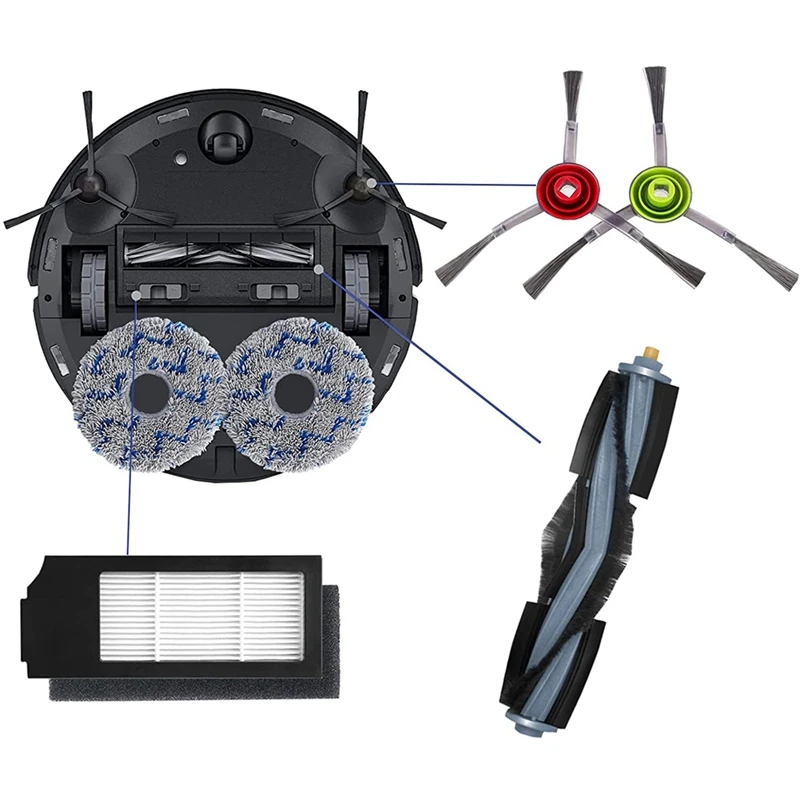 Основной фильтр Щетки Для Ecovacs Deebot X1 Omni / X1 Turbo / X1 и X1 Plus Запчасти для пылесоса