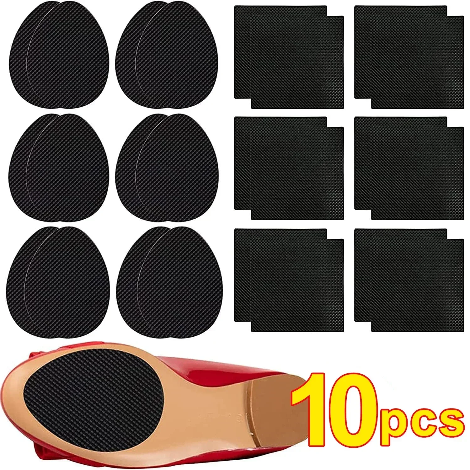 Anti-Slip Heel Sole Protector Shoe No-adhesive Sticker Pads for Women Shoes Repair High Heels Sandal Outsole Shoe Care