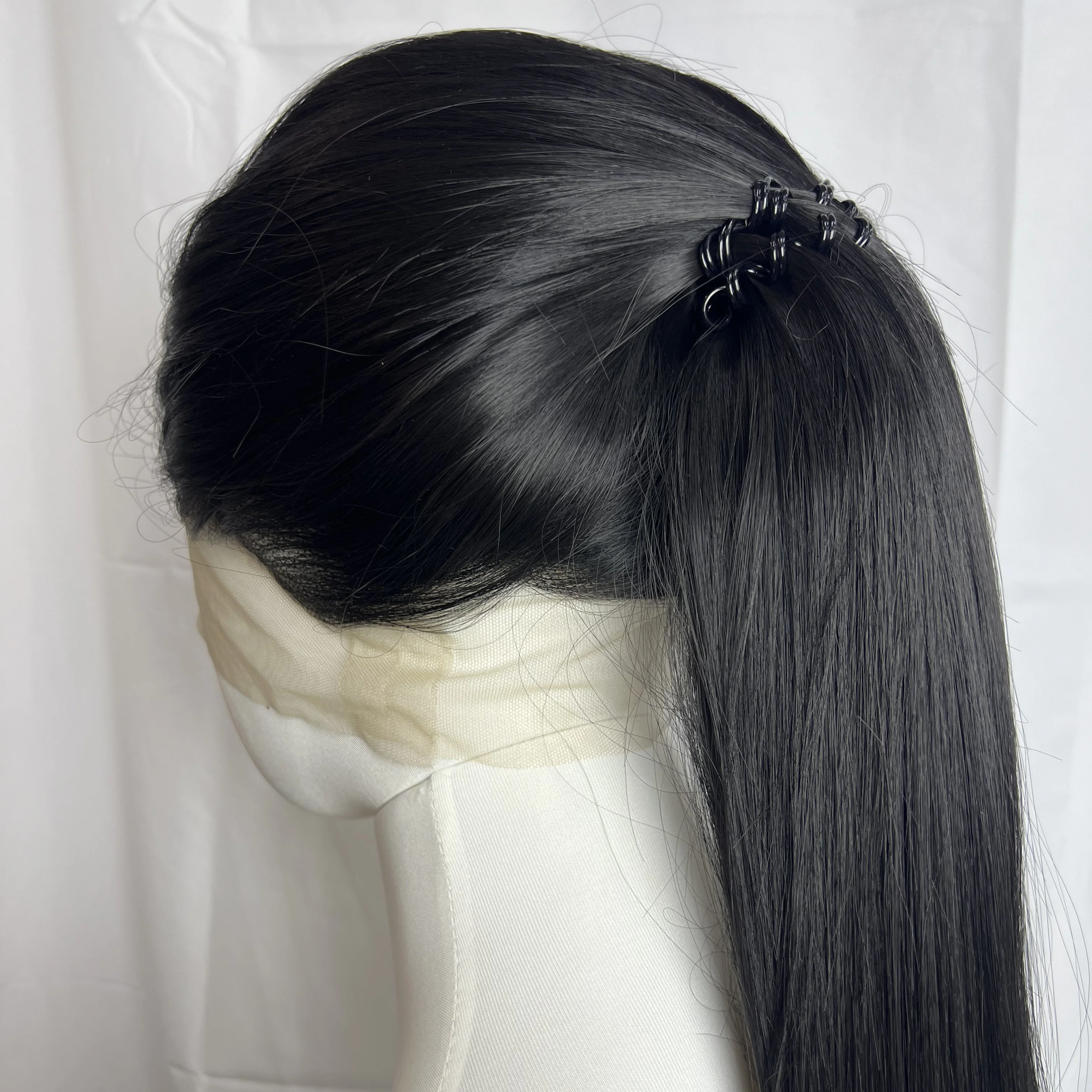 360 الدانتيل الجبهة الحاجب شعر مستعار للنساء 26 بوصة طويلة مستقيم 13x4 HD الاصطناعية الدانتيل الباروكات للاستخدام اليومي تأثيري جودة عالية