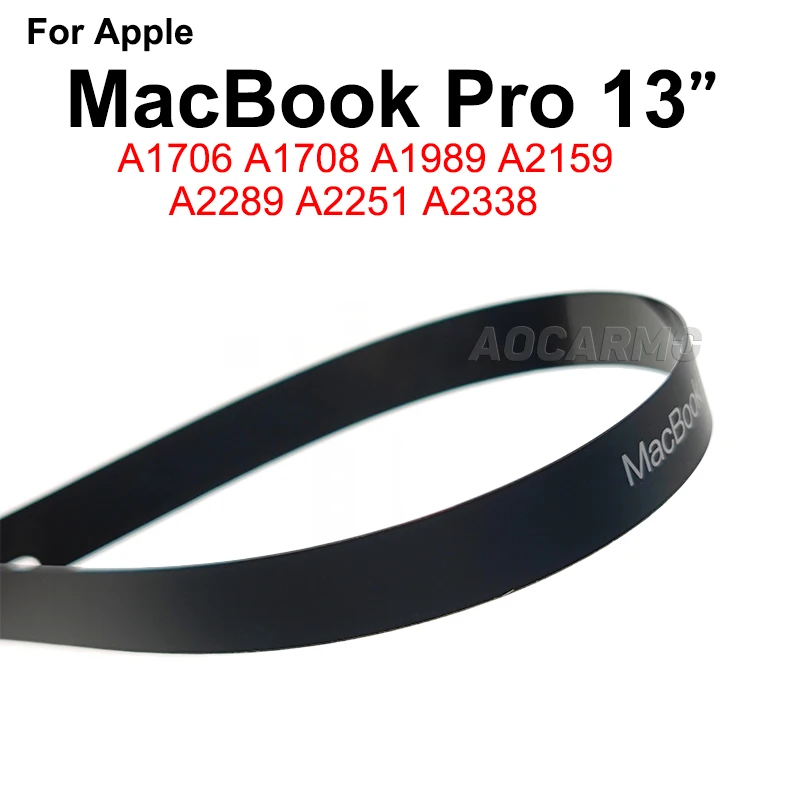 Aocarmo Do Macbook Pro 13'' A1706 A1708 A1989 A2159 A2251 A2289 A2338 Air A1932 A2337 Ramka Ekranu LCD Przednia Obudowa z Logo z Tworzywa Sztucznego — zdjęcie produktu 4