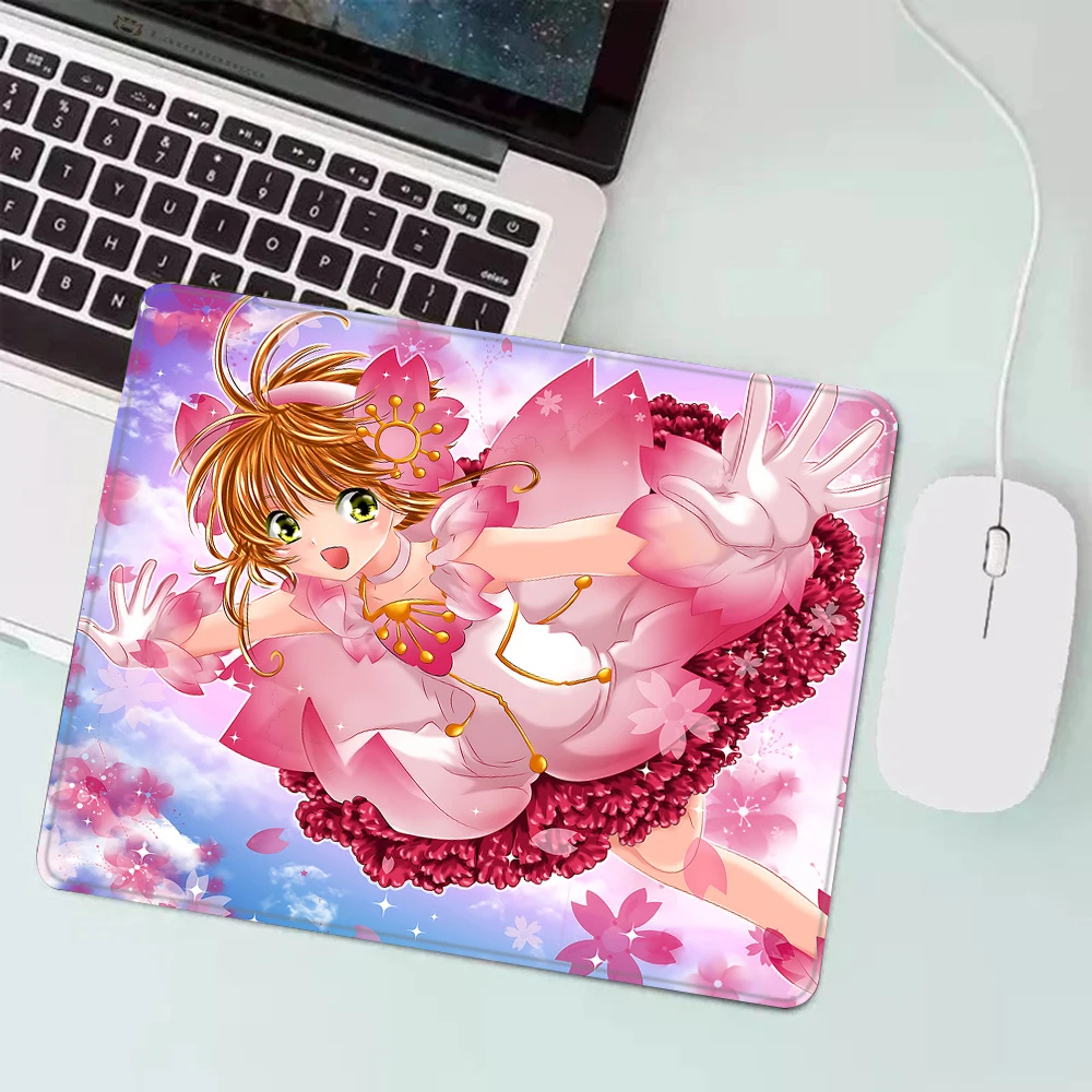 

Pink Sakura Card Captor Gaming Mouse Pad XS Small Mousepad For PC Gamer Desktop Decoration Office Mouse Mat Deskmat Rug