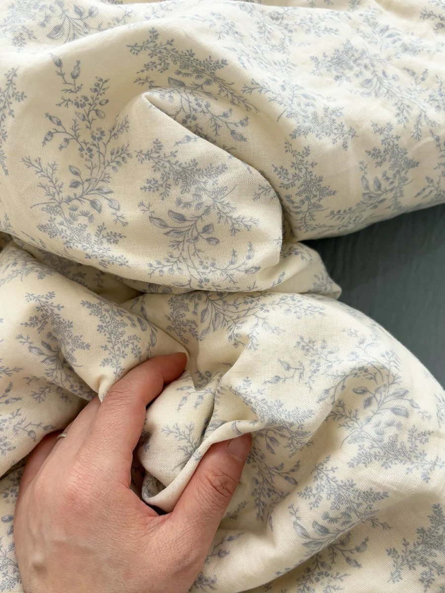 

Новинка! Комплект постельного белья Oxygen-Air Cotton, двухслойный, нежно-голубой, односпальный, из четырех предметов, подходит для двух кроватей