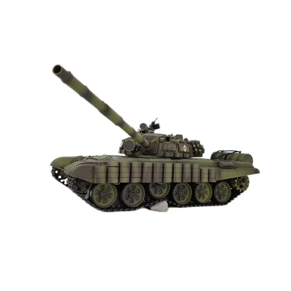 Henglong-Controle Remoto Principal Batalha Off-Road Tanque Russo Toy, T-72, RC Simulação Tanque, Modelo Exterior, Brinquedo Infantil