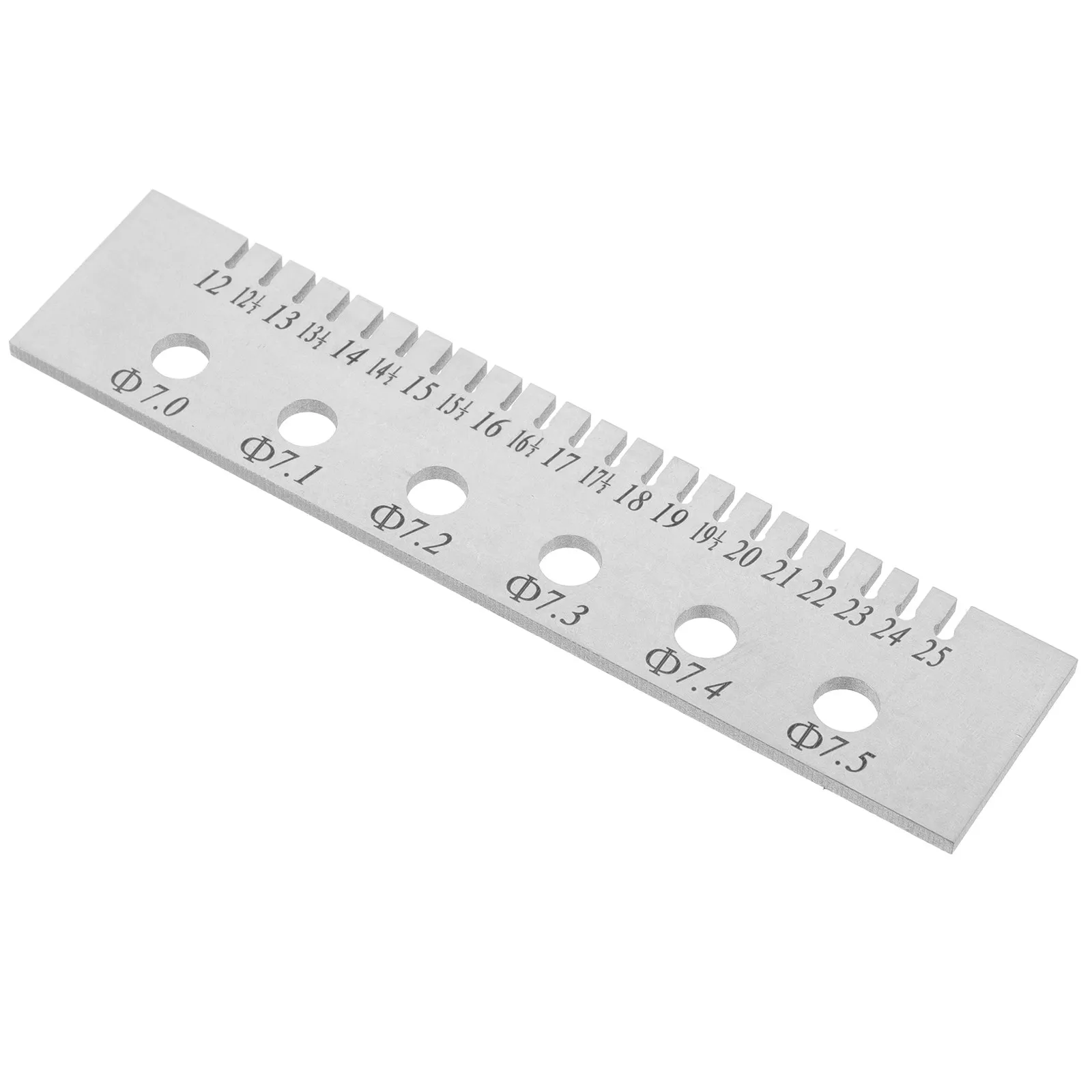 Piano String Gauge Metal Mini Measuring Ruler for Technicians Luthiers Tuning Repair Home Use Upright Grand Piano String