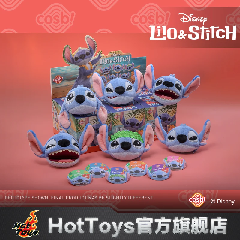 

Hot Toys Stitch Cosbi Coin Bag Collection Blind Box Cute Stitch Plush Pendant Doll Toy Bag Decoration Halloween Christmas Gifts