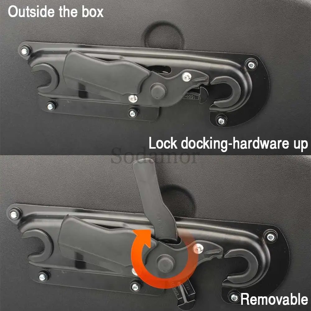 Motorcycle Accessories 1 Pair Quick Release Hard Saddlebags Trunk w/Latch Keys For Harley Low Rider ST FXLRST FXLRS FXLR 2022-24