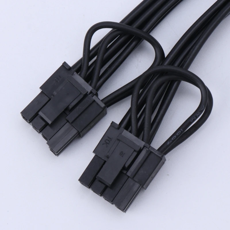 12PIN to Two 6+2 VGA Power Adapter Connector Cable Seamless Power Delivery Dropship