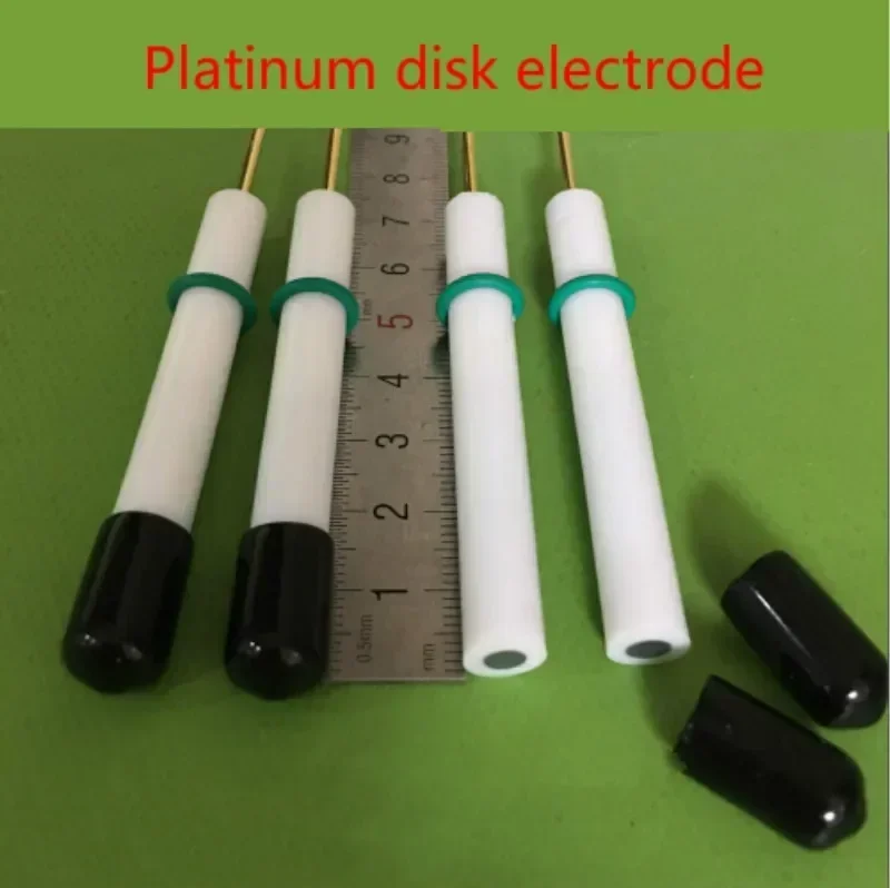 Pt99.99% Disk Electrode - Mirror-Polished Platinum Working Electrode for CV, EIS & Battery Studies