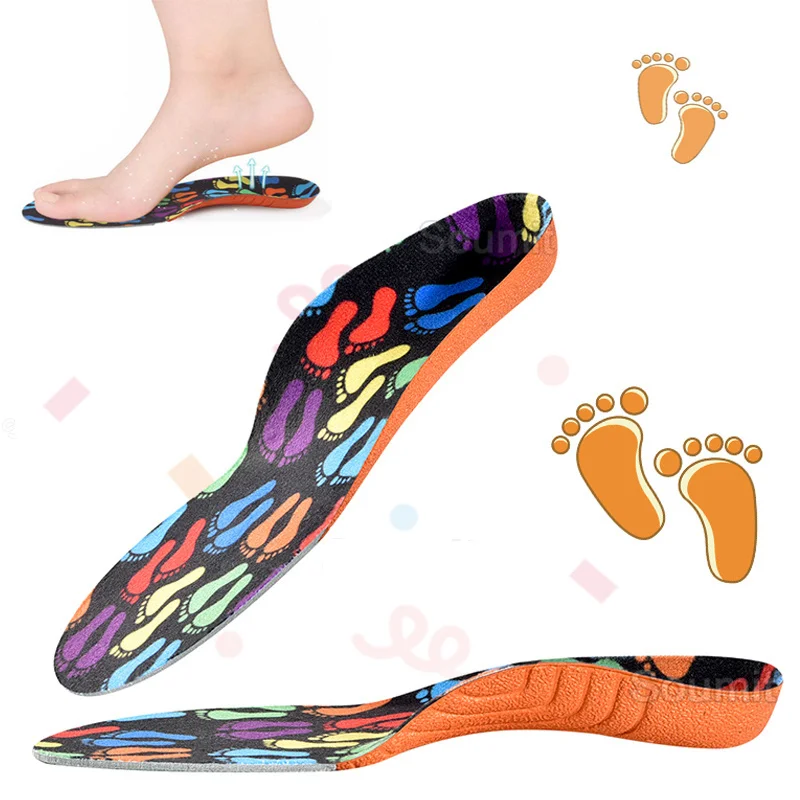 Kids Orthotics Insoles for Flat Feet Arch Support O/X Leg Correction Children Sports Shoes Pads Comfortable Sole Inner Inserts