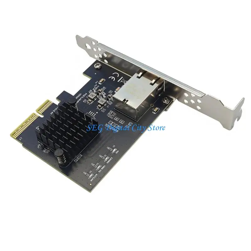 

U75B 10Gbps PCIE3.0 4X to RJ45 LAN Adapter Gigabit Networking Card RTL8127AT Chip